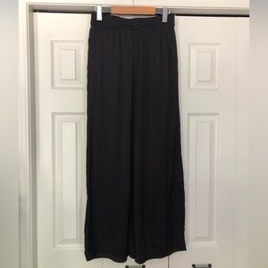 satin wide lounge pant